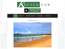 Tablet Screenshot of krugerlaw.com.au